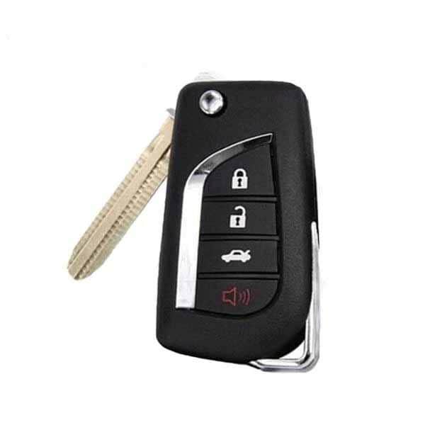 KeylessFactory:Remote Flip Keys:TOYOTA REMOTE FLIP KEY 4B TRUNK (4D67 CHIP) GQ43VT20T